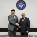 Эльчибек Джантаев Баркат Фазал менен жолугушту