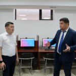 Жалал-Абад облусундагы Манас шаарында иш сапарынын алкагында